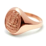 RAAOC 18ct Rose Gold Ring Order the stunning Royal Australian Army Ordnance Corps (RAAOC) Solid 18ct Rose Gold Ring  today from the military specialists. Our quality rings are custom-made to order - please choose carefully as Image 0 