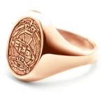 RAAC 9ct Rose Gold Ring Order the stunning Royal Australian Armoured Corps (RAAC) Solid 9ct Rose Gold Ring today from the military specialists. Our quality rings are custom-made to order - please choose carefully as changes Image 0 