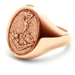RASigs 9ct Rose Gold Ring Order the stunning Royal Australian Corps of Signals (RASigs) Solid 9ct Rose Gold Ring today from the military specialists. Our quality rings are custom-made to order - please choose carefully as chan Image 0 