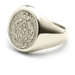 WRAAC 9ct White Gold Ring Order the stunning Women's Royal Australian Army Corps (WRAAC) Solid 9ct White Gold Ring order from the military specialists. Our quality rings are custom-made to order - please choose carefully as ch Image 0 
