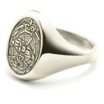 RAAC 18ct White Gold Ring Order the stunning Royal Australian Armoured Corps (RAAC) Solid 18ct White Gold Ring today from the military specialists. Our quality rings are custom-made to order - please choose carefully as change Image 0 