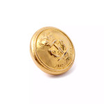  Navy Gold Button Medium