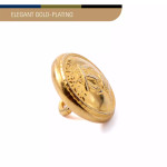  Navy Gold Button Medium