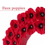  30cm Poppy Remembrance Wreath