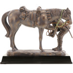  Caring Hands Light Horse Figurine Throughout the Great War the 1st AIF relied heavily on horsepower to function. Duties of the horses ranged from transporting supplies, communications, artillery and of course – The Light Horse. The
