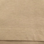  Short Sleeve Undershirt Khaki - 100% Cotton