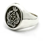 WRAAC Sterling Silver Ring Order the stunning Women's Royal Australian Army Corps (WRAAC) Solid Sterling Silver Ring today from the military specialists. Our quality rings are custom-made to order - please choose carefully as c Image 0 