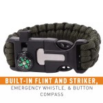  Paracord Bracelet Army Green