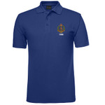  1 RAR Polo Shirt - Royal Blue 1st Battalion Royal Australian Regiment (1RAR) Polo Shirt. Cotton blend classic Polo Shirt with the 1 RAR Crest embroidered on the left breast.