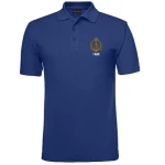 1 RAR Polo Shirt - Royal Blue 1st Battalion Royal Australian Regiment (1RAR) Polo Shirt. Cotton blend classic Polo Shirt with the 1 RAR Crest embroidered on the left breast. Image 0 