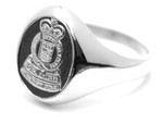  RAAOC Sterling Silver Ring Order the stunning Royal Australian Army Ordnance Corps (RAAOC) Solid Sterling Silver Ring today from the military specialists. Our quality rings are custom-made to order - please choose carefully as