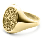  RAAC 9ct Yellow Gold Ring Order the stunning Royal Australian Armoured Corps (RAAC) Solid 9ct Yellow Gold Ring today from the military specialists. Our quality rings are custom-made to order - please choose carefully as change