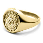  RAAMC 9ct Yellow Gold Ring Order the stunning Royal Australian Army Medical Corps (RAAMC) Solid 9ct Yellow Gold Ring today from the military specialists. Our quality rings are custom-made to order - please choose carefully as c