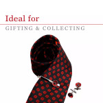  Poppy Recollections Tie Bar & Cufflink Set
