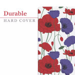  Remember Their Service Red & Purple Poppy Magnet Memo Pad