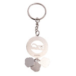  Remember Their Service Red & Purple Poppy Key Ring