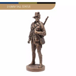  Naked Army Australian Lighthorse Trooper, 1915 - Cold-Cast Bronze Figurine