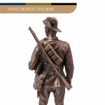  Naked Army Australian Lighthorse Trooper, 1915 - Cold-Cast Bronze Figurine