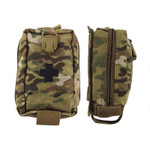  CFA Medic Pouch - Multicam Designed with a tear away patch that is attached by both hook-and-loop fastening and a solid tuck buckle for fast one hand release operation. Work with your tactical med kit next to your casualty inst