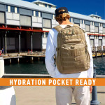  Caribee Combat 32L Tactical Heavy Duty Backpack Sand