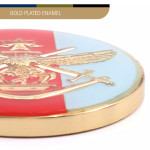  ADF Medallion - 48mm Gold Plated Enamel Medallion