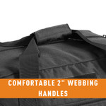  Caribee OP's 65L Heavy Duty Duffle Gear Bag Black