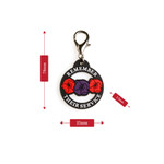  Remember Their Service Red & Purple Poppy PVC Pet Tag
