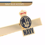  Navy Cuff Link & Tie Bar Set EIIR