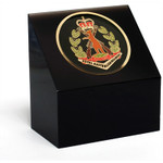  RAR Medallion In Block Superb Royal Australian Regiment (RAR) 48mm medallion presented in a black acrylic desk block. Order now, the block is presented in a form cut gift box making it perfect for awards, presentations or t