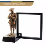  Miniature Reversed Arms Digger Figurine Set with 3D Frame and Stand