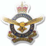  Air Force Crest Magnet Royal Australian Air Force crest magnet in full colour print. Keeps your notes and pictures where you can see them! Size: 96mm x 96mm