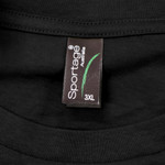  Military Short Sleeve Undershirt Black - 100% Cotton