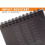  RITR Top Spiral 4 X 6 Polydura Notebook - Universal - Black