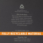  RITR Top Spiral 4 X 6 Polydura Notebook - Universal - Black