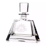  Army Bohemia Crystal 500ml Decanter 7th Pattern
