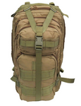  1197 Support Hydro Day Pack 30L - Khaki 1197 SUPPORT HYDRO/DAY PACK Hydration compatibleHeavy duty 900D 2 coats PU fabricTwo front pocketsHeavy duty MOLLE webbing on frontHelmet holder/compression webbing ontop and tie on points at the bott