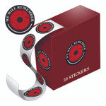  Box of 50 Poppy Stickers Bring remembrance and customisation to anyone with these perfectly sized Poppy Stickers. Get creative and show your support on clothing, folders, or notebooks! With a vibrant red poppy with black outl