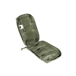  Tasmanian Tiger TAC Pouch 7.1-Olive Accessory pouch with a large opening and the MOLLE reverse system. The inside features MOLLE hook-and-loop, a mesh pocket and elastic loops. FEATURES: New smart design Extra wide zipped opening Zip co