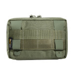  Tasmanian Tiger TAC Pouch 4.1-Olive Accessory pouch with a large opening and the MOLLE reverse system. The inside features are a mesh pocket and elastic loops. FEATURES: New smart design Extra wide zipped opening Flat mesh pockets insid