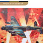  Lancaster Bomber Limited Edition Aluminium Artwork by Drew Harrison
