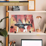  Lancaster Bomber Limited Edition Aluminium Artwork by Drew Harrison