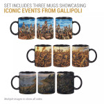  Gallipoli 1915 Set of 3 Ltd Coffee Mugs