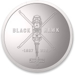 Black Hawk Sunset Limited Edition Medallion The proof-quality medallion that brings the Black Hawk to you.   Featuring the leading S-70A-9 Black Hawk from Drew Harrison's powerful artwork, this fantastic medallion is perfect for adding to your Image 2 