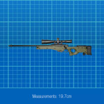  Miniature Collectable SR98 Sniper Rifle