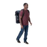  Vertx-Contingency Duffel 45L - Navy/Galaxy Black Its robust construction will hold up under oversize loads and curbside abuse while the organization features keep everything where you put it, including a few surprises. Ample VELCRO® Brand loop pane