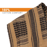  Contact Gear Australia-Shemagh-Sand/Black