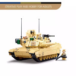  Model Bricks Mb M1a2 V2 Abrams Main Battle Tank 781 Pcs
