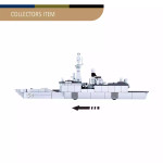  Model Bricks Frigate 054A Scale 1:450 457 Pcs