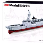  Model Bricks Frigate 054A Scale 1:450 457 Pcs