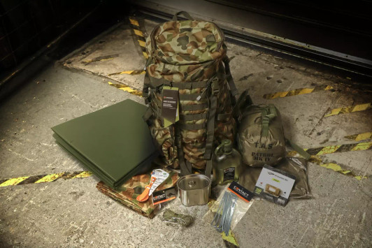 All Terrain Pack The field pack to help you stay comfortable in any environment. A pack created with comfort, shelter, and essentials in mind. This all-terrain pack brings together clothing, sleeping gear, and more, b